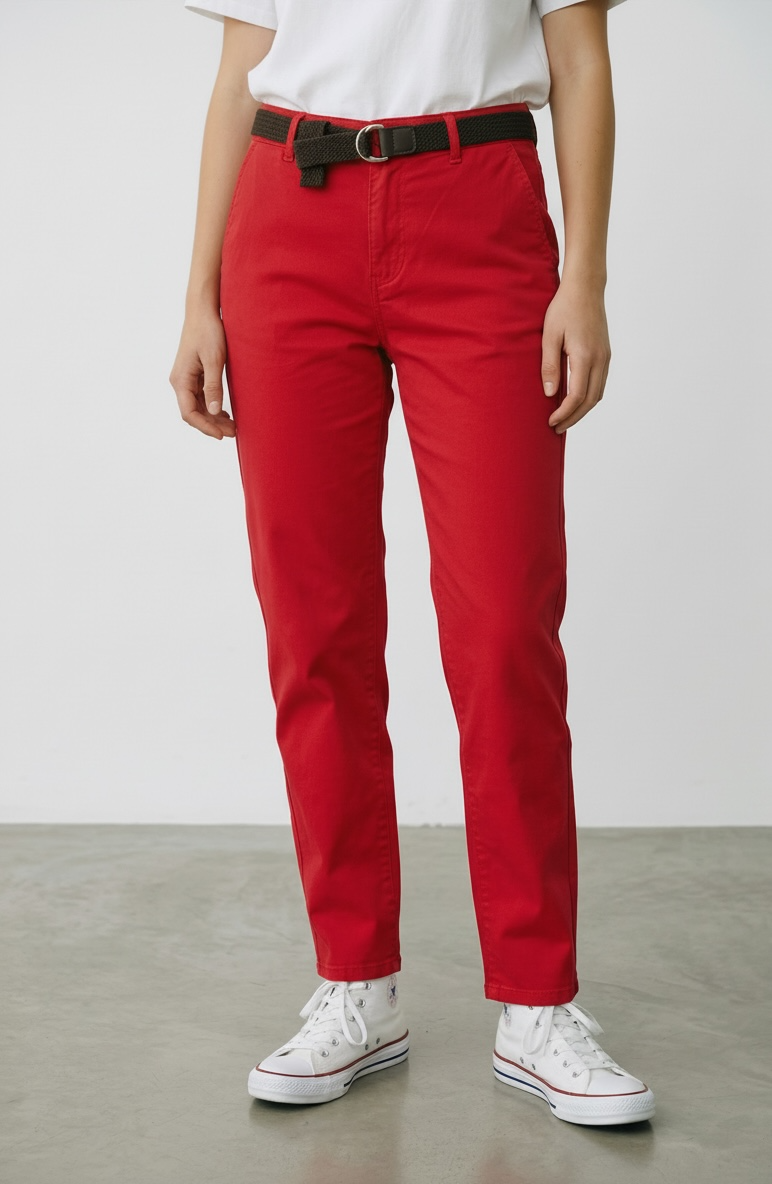 CHINOS IN COTONE