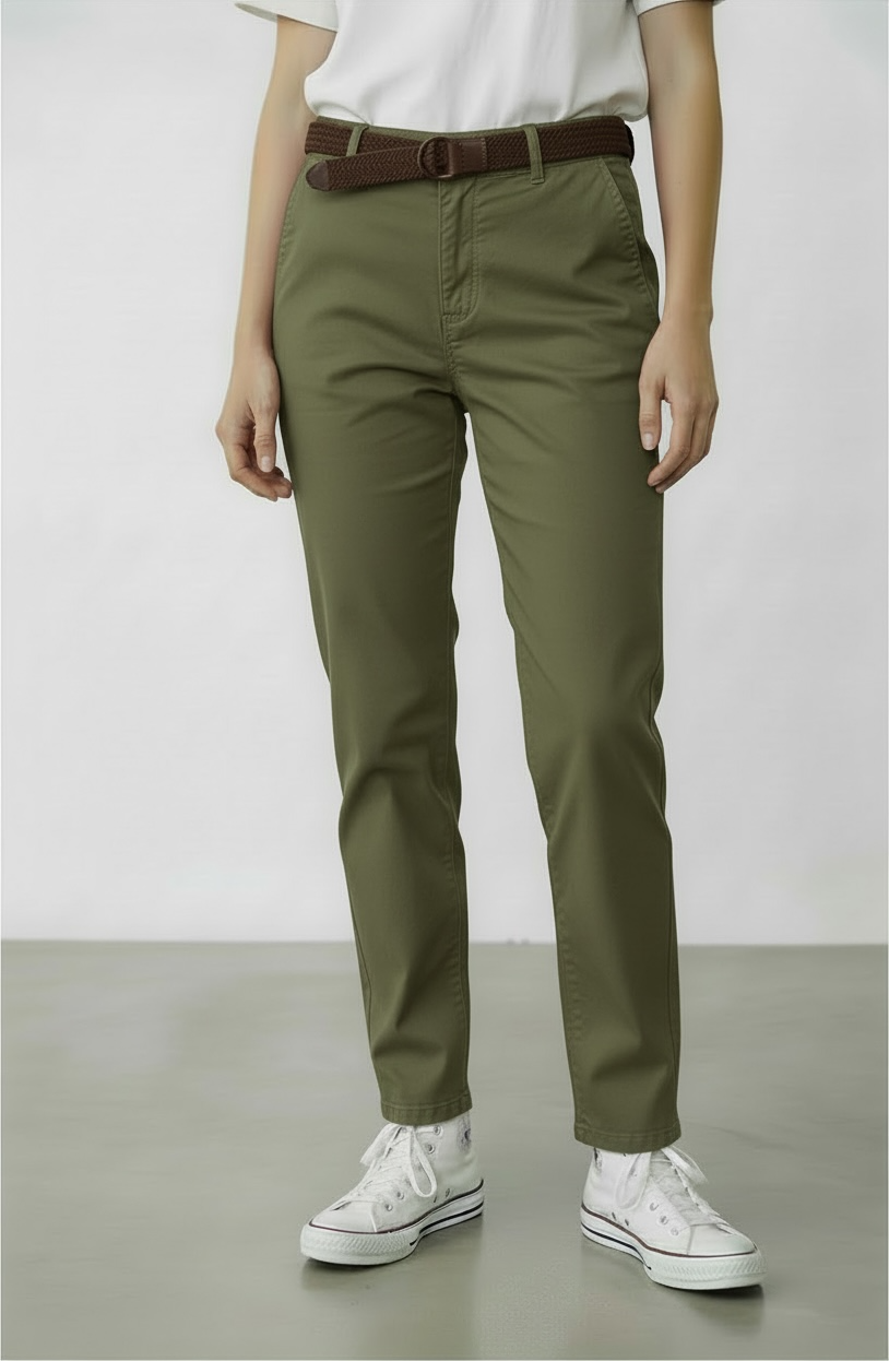 CHINOS IN COTONE