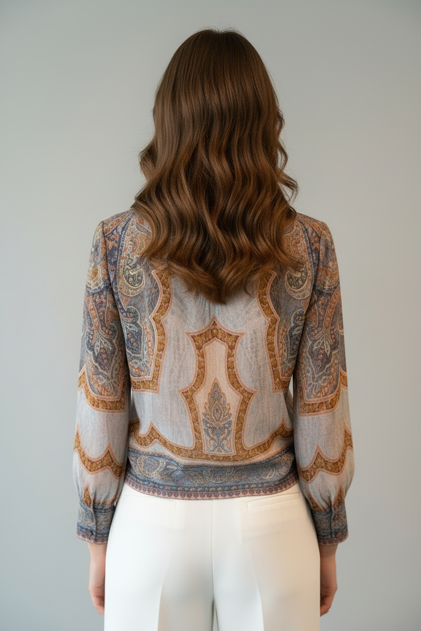 Camicia paisley - angolazione 3/4