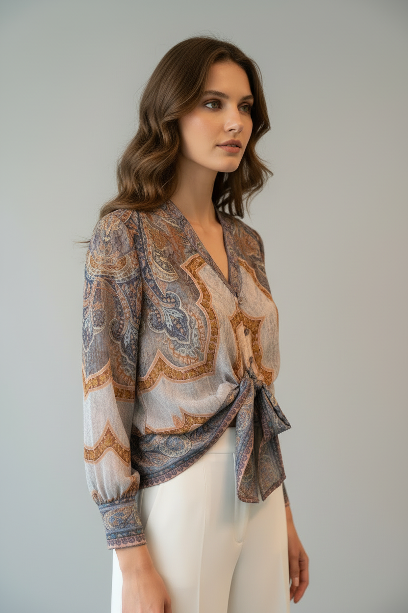 Camicia paisley - lato