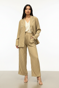 Completo Beige con Sandalo Tacco
