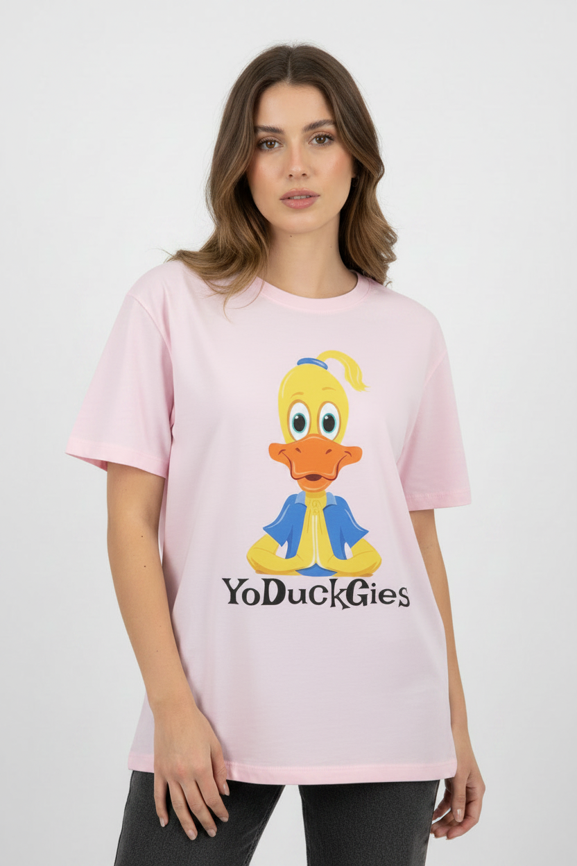 T-Shirt YoDuckGies Rosa