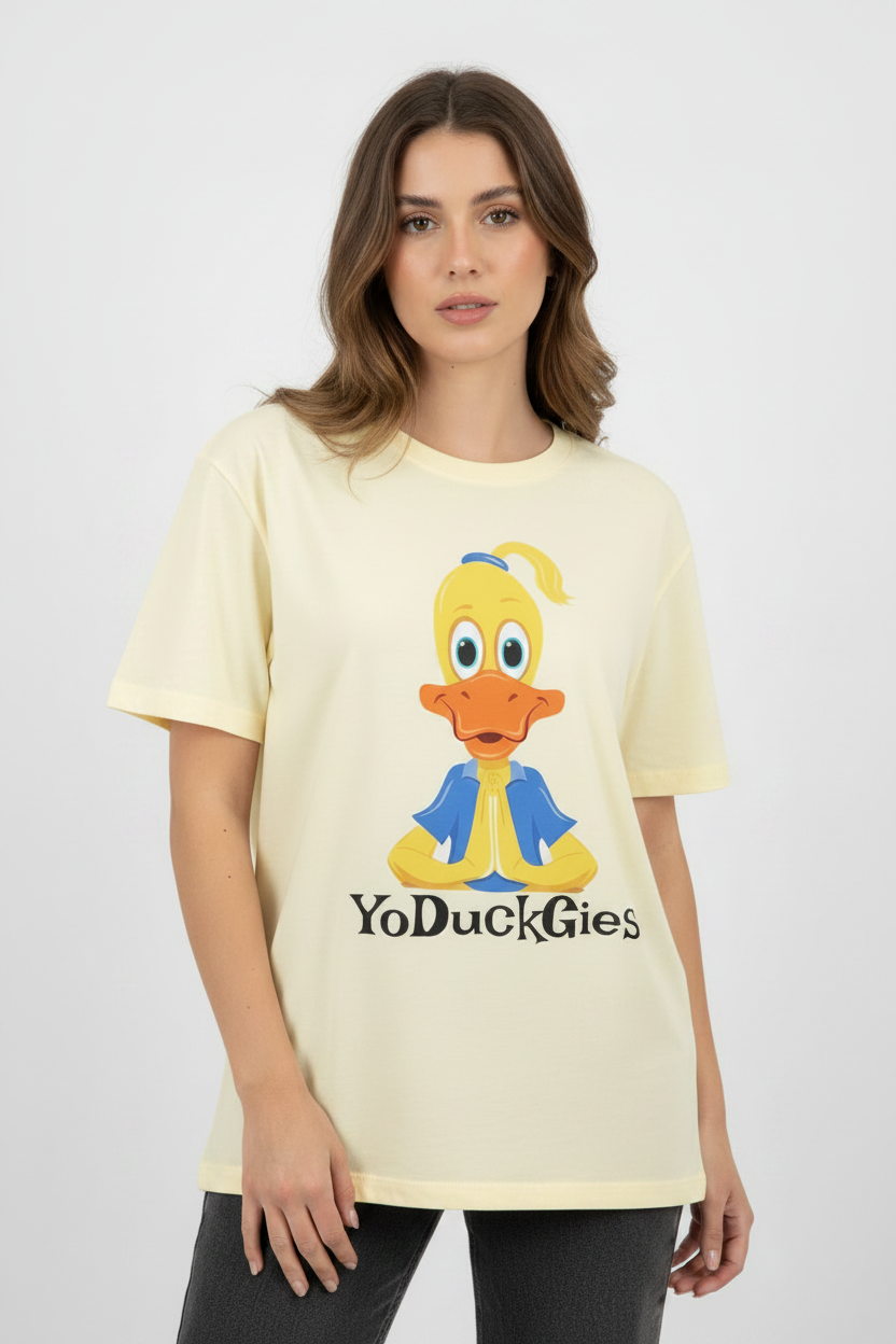 T-Shirt YoDuckGies Gialla