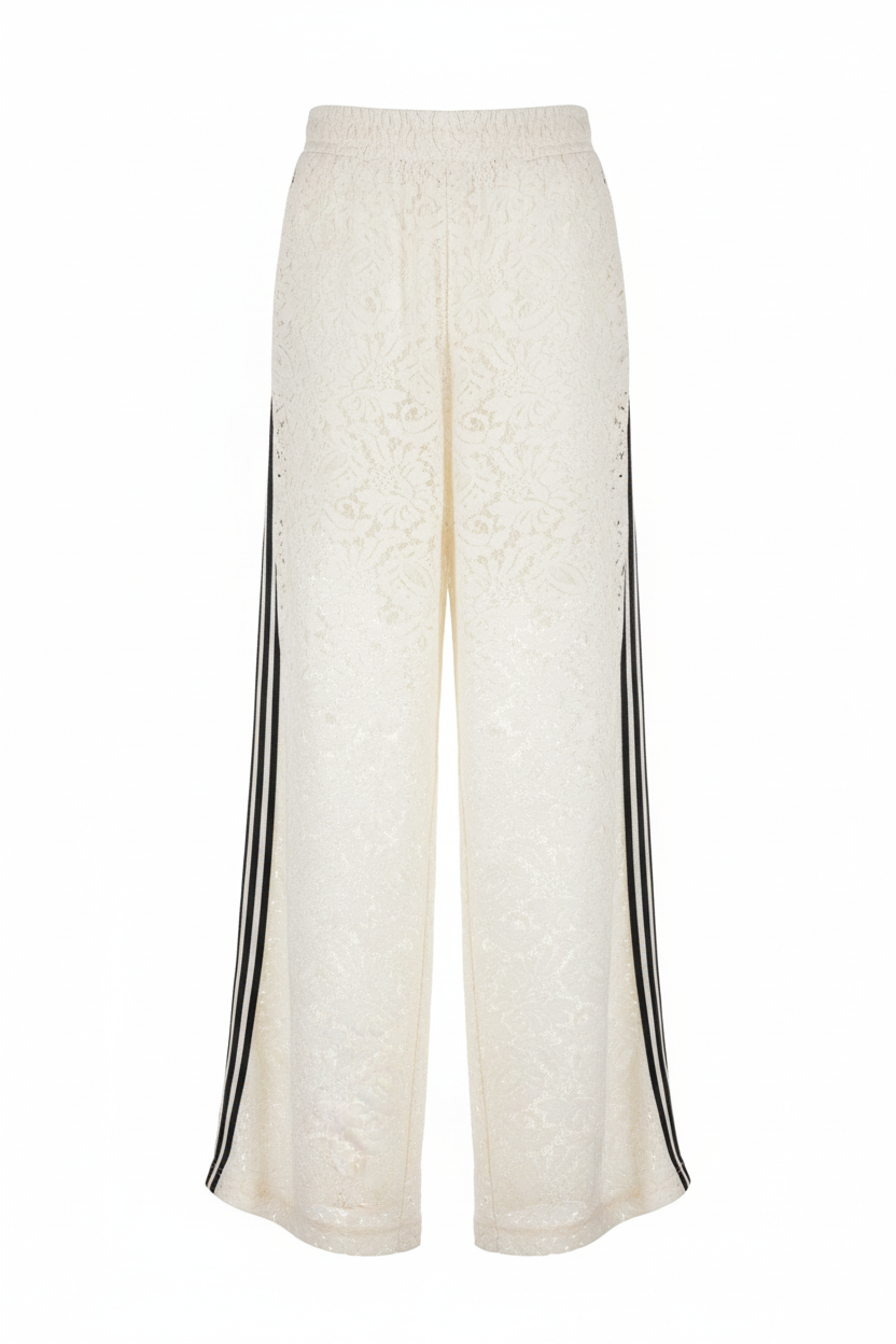 Pantalone palazzo pizzo senza manichino