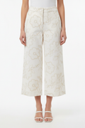Pantalone ricamo full length