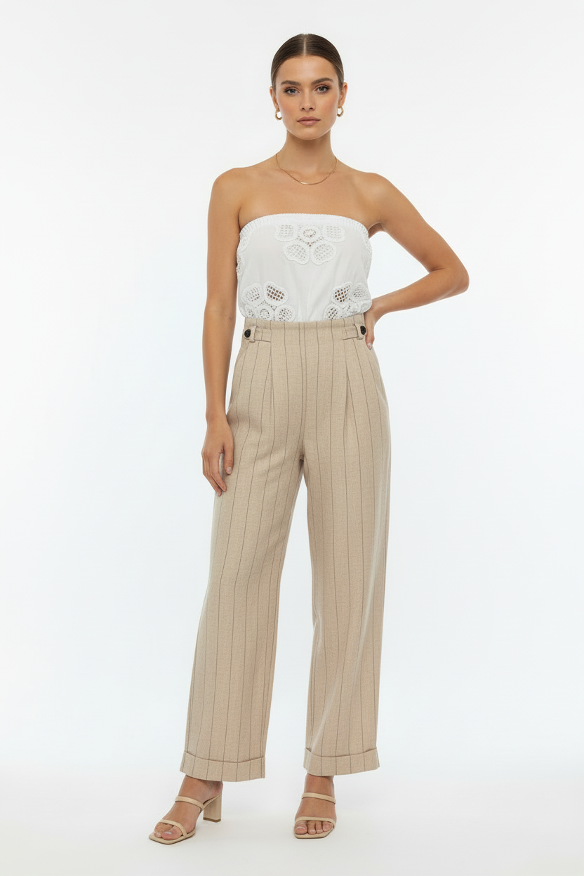 Tuta variante beige - stessa modella